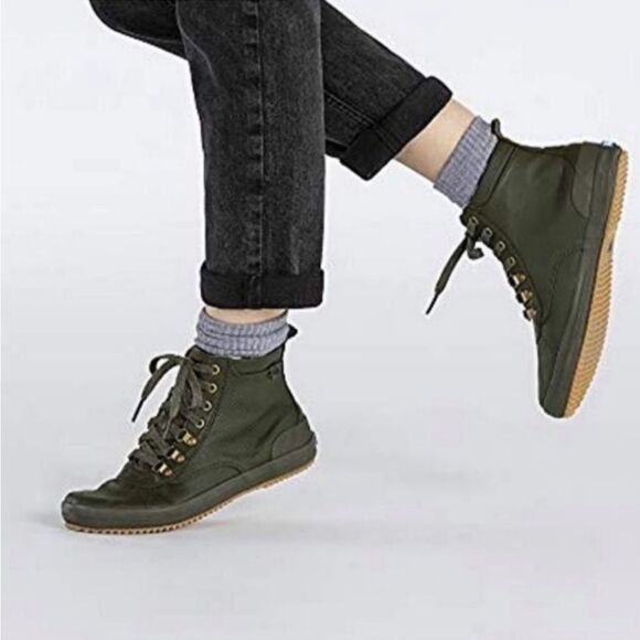 Keds Women’s Sz 9 Scout Boot III Water Resistant Insolated Olive Boots WF65494 - Picture 1 of 11